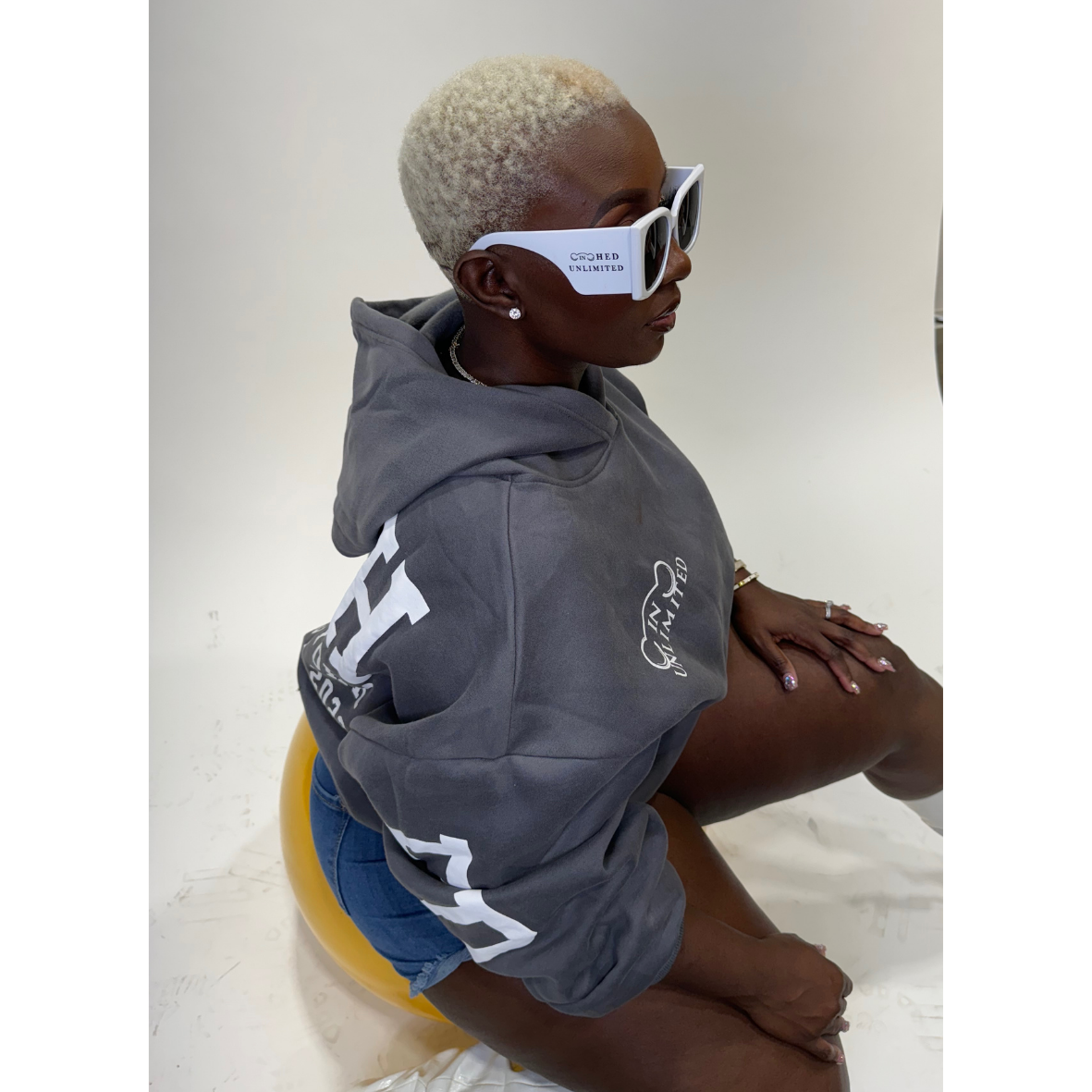 CINCHED Hoodie Grey