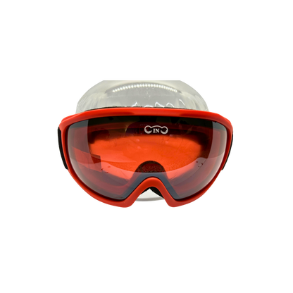 Cinched Ski Goggles-Anti-Fog Spherical Red©