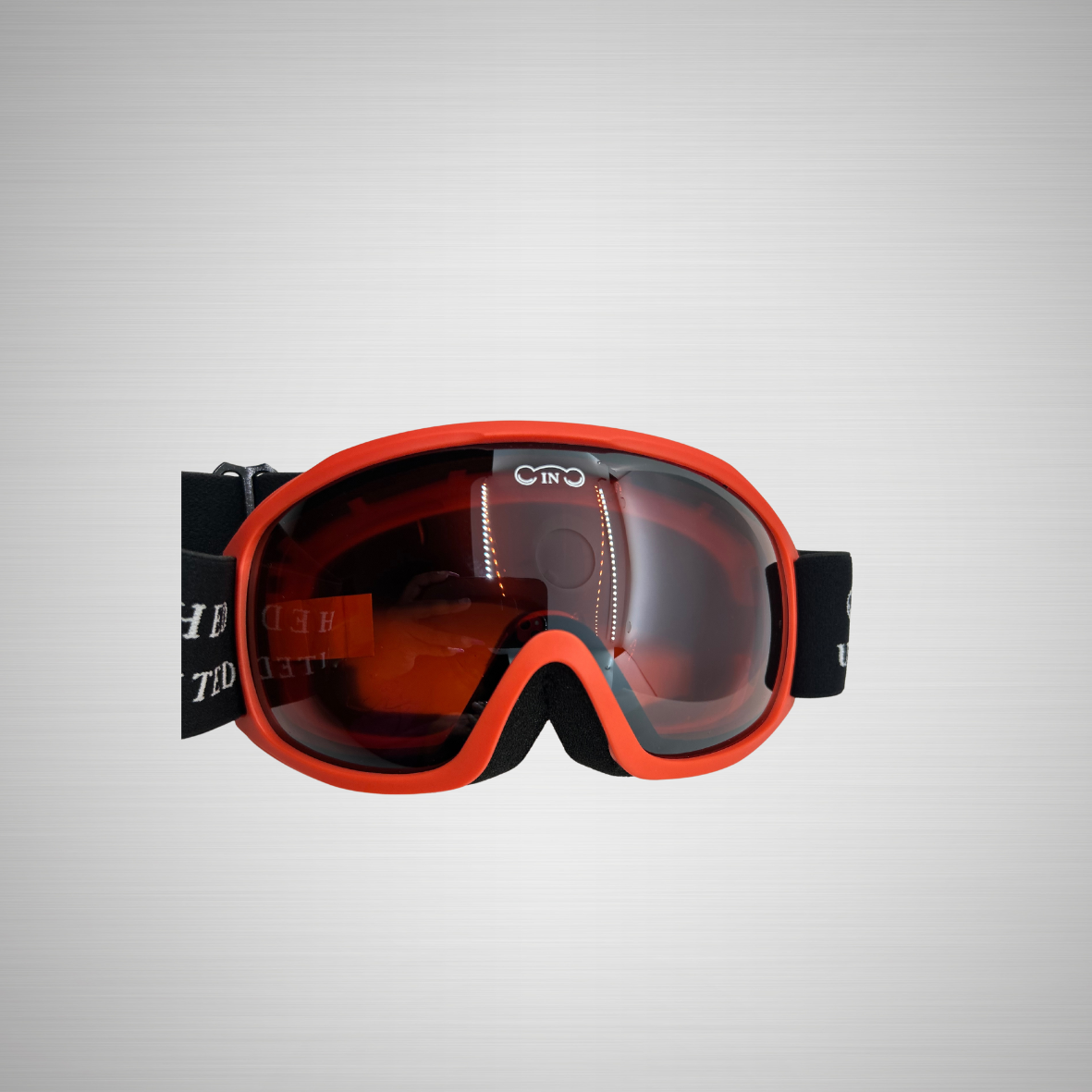 Cinched Ski Goggles-Anti-Fog Spherical Red©
