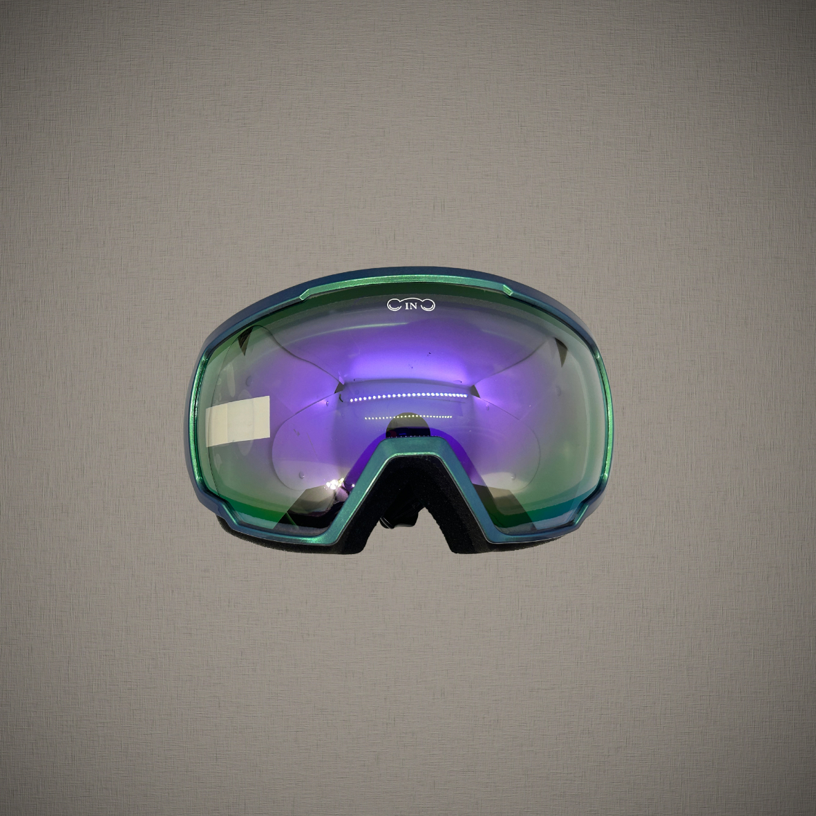 Cinched Ski Goggles- Spherical lens Grey©