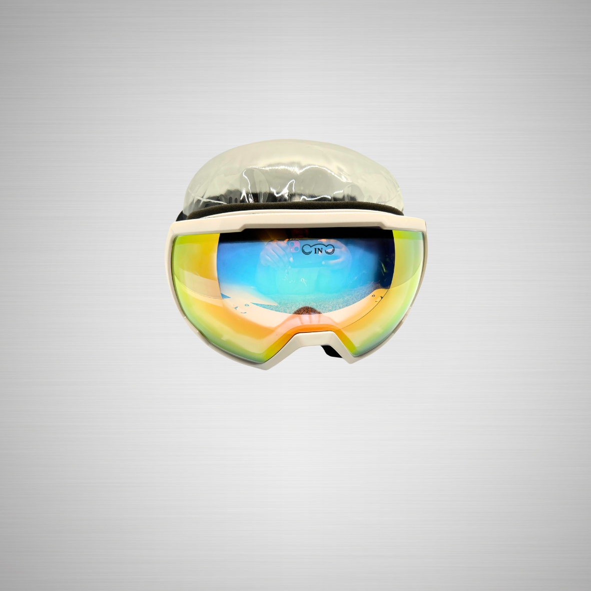 Cinched Ski Goggles- Anti-Fog Spherical White©