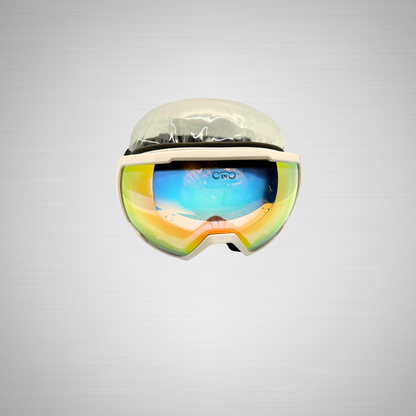 Cinched Ski Goggles- Anti-Fog Spherical White©
