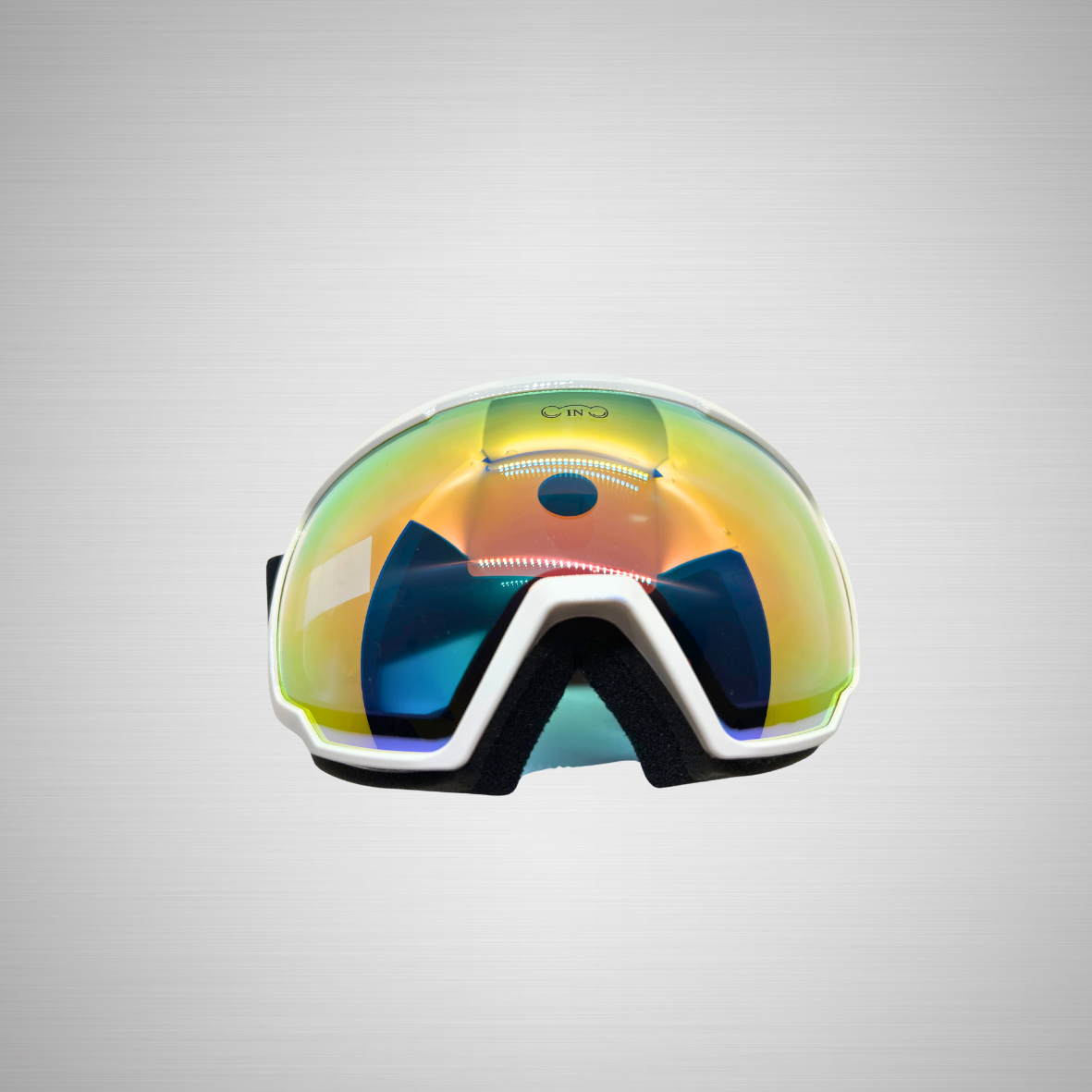 Cinched Ski Goggles- Anti-Fog Spherical White©